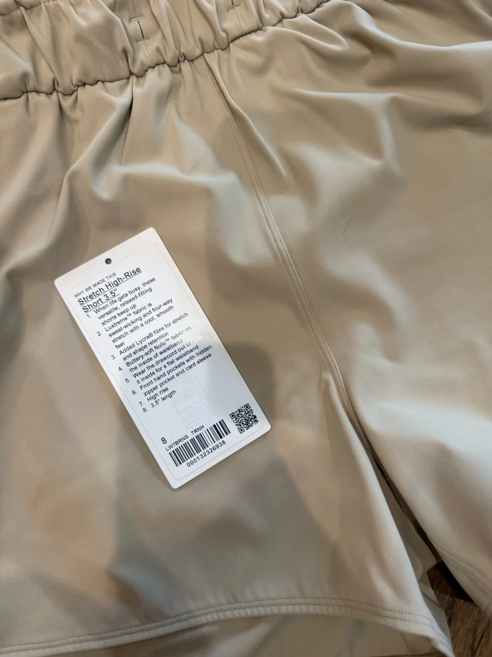 Lululemon Stretch High Rise Luxtreme Shorts